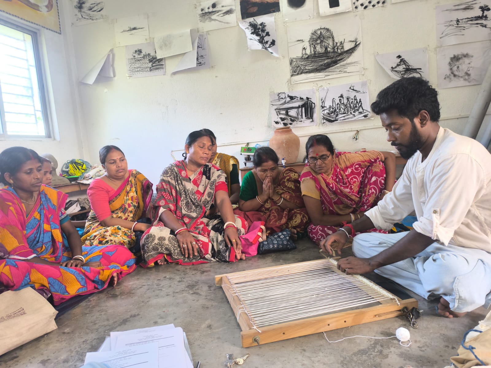 Project Navya Begins Tapestry Weaving Training At Raidighi Centre