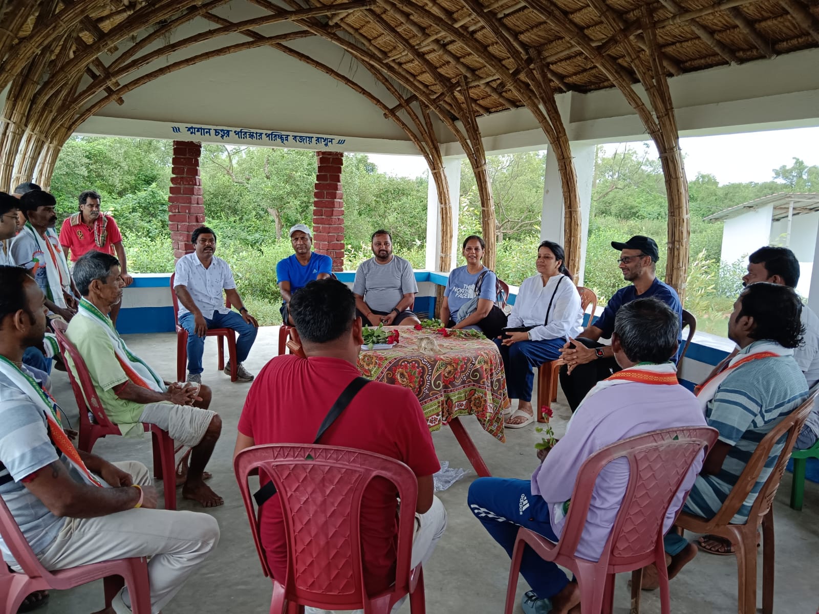 Srijan And Primarc Representatives Visit Mukti Bio Village A...