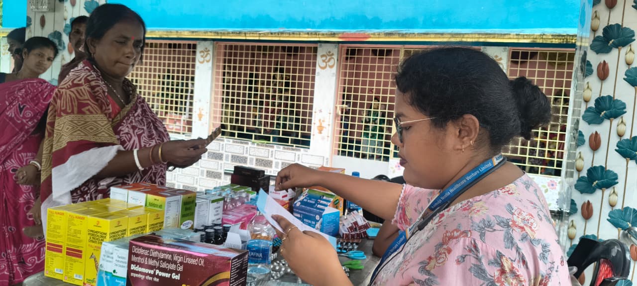 Mukti And Bhagirathi Neotia Organise Free Medical Camp At Nalua, Reaching 160 Patients