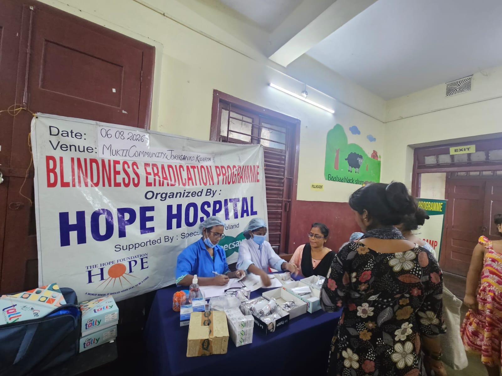Mukti Urban Project Organizes Free Eye Camp, Benefiting Over 200 Community Members
