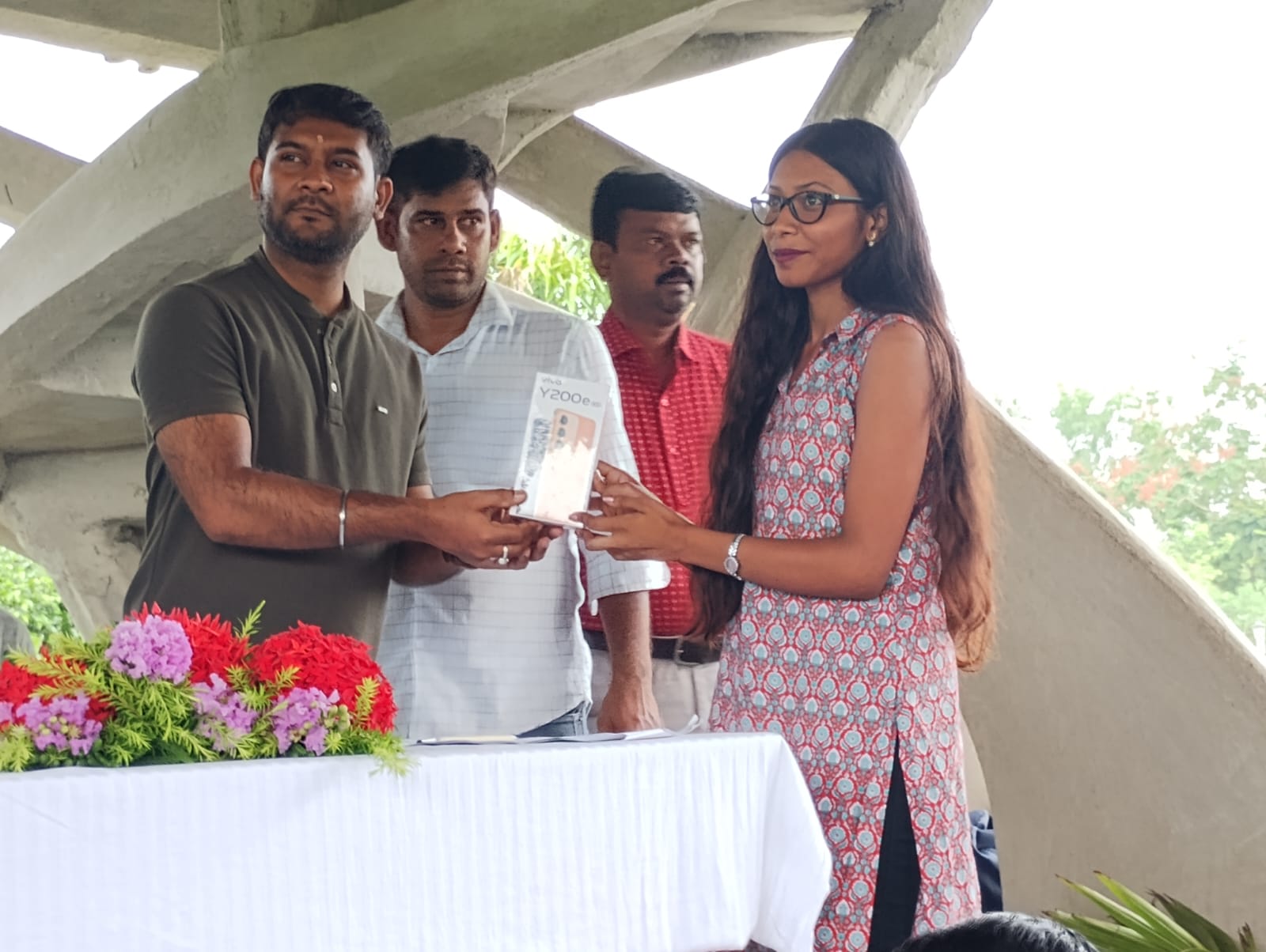 Smartphones Distribution To Udaan Students From Vivo