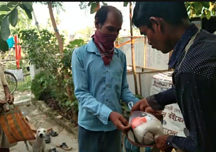 Food Distribution Program at Sonarpur by Mukti During Covid-19