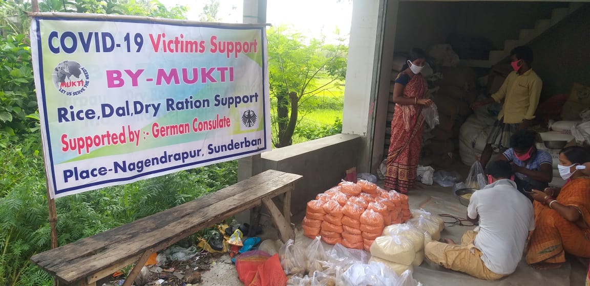 German Consulate donates to Mukti for the Food Support of Covid- 19 Affected Vulnerable