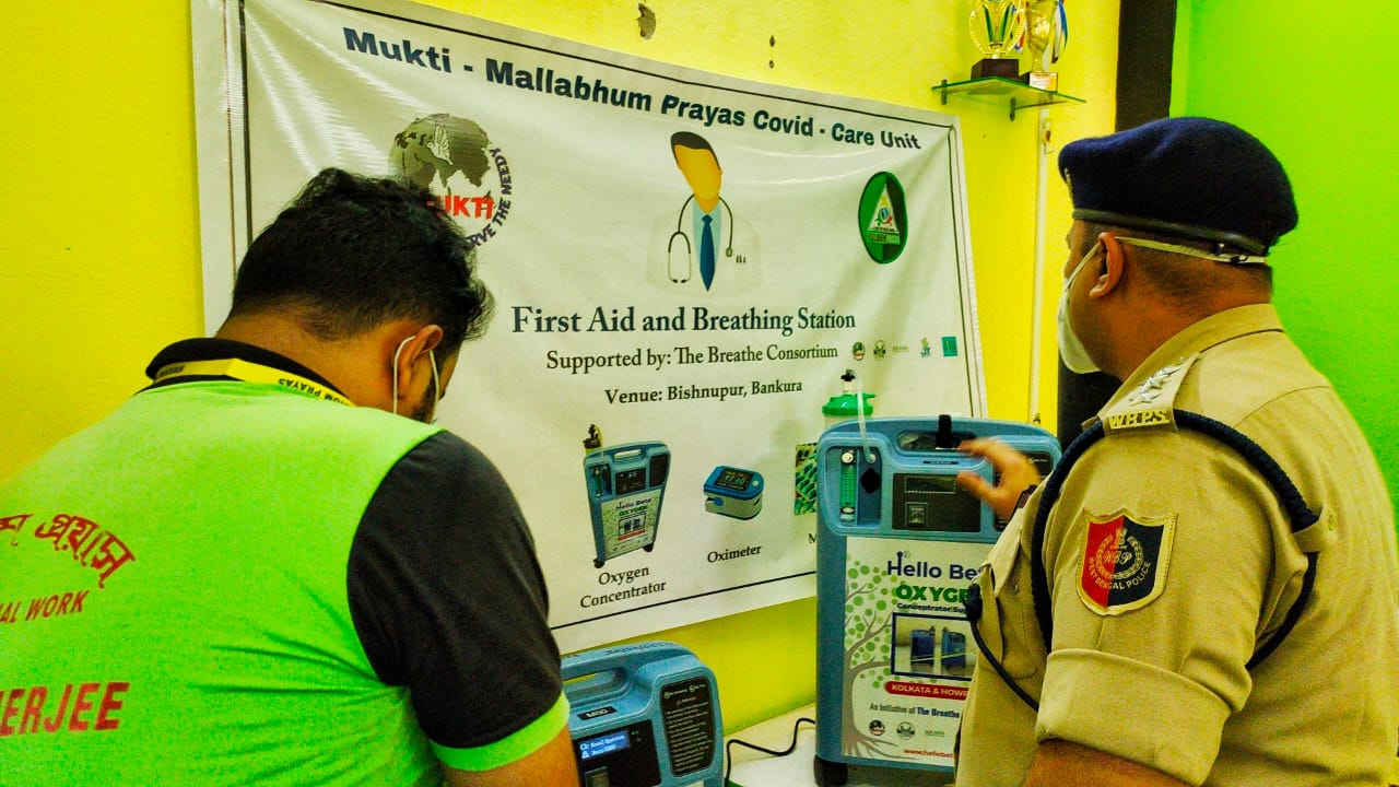 Mukti -Mallabhum Prayas Covid Care Unit Saving Lives Through Oxygen Concentrators