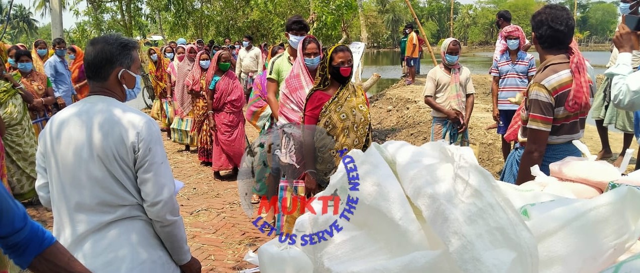 “Food for Work” of Mukti Encouraging the Villagers to Reconstruct the ...