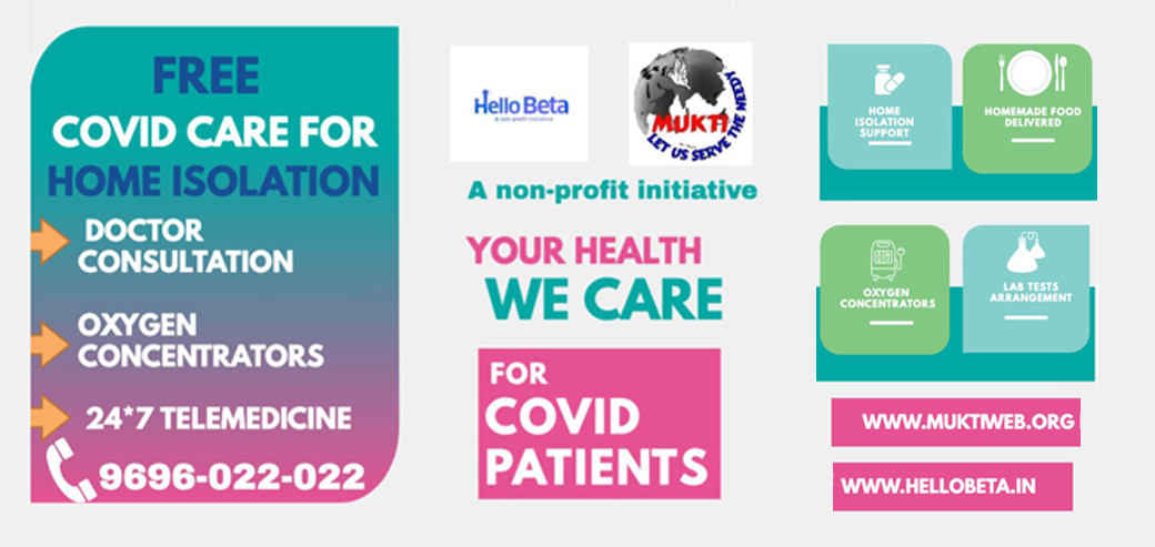 Mukti Reactivated “Hello Beta” Services to Support the Covid Patients